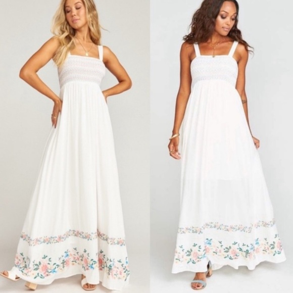 Show Me Your MuMu Dresses & Skirts - Show Me Your Mumu Embroidered Maxi Dress